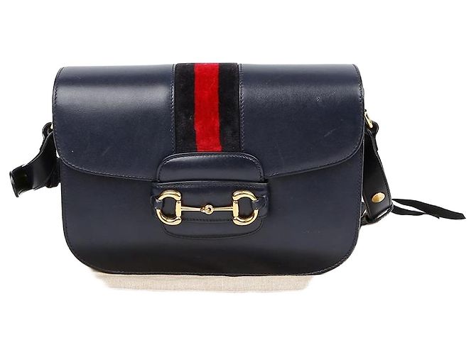 Horsebit 1955 Gucci Borsa a tracolla e spalla Horsebit Medium Nero 