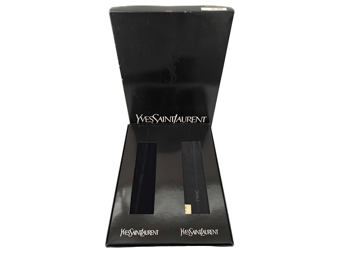 Yves Saint Laurent - Set 2 paia di calze Nero Grigio
