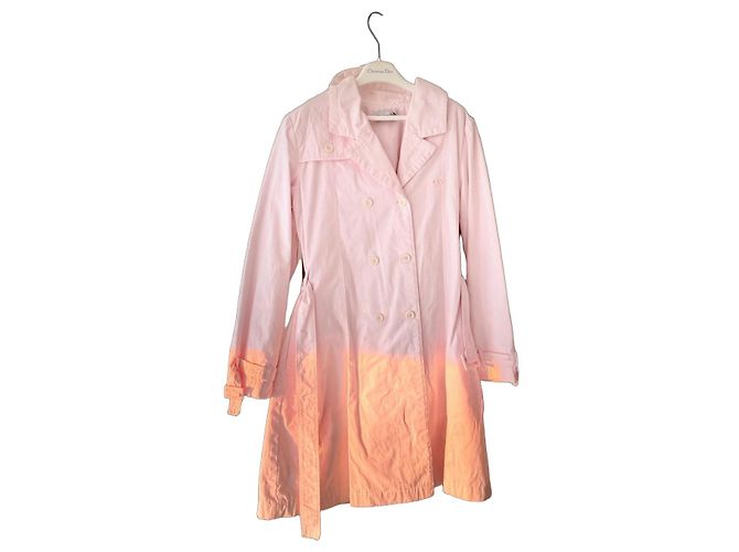 Christian Dior Trench in cotone rosa