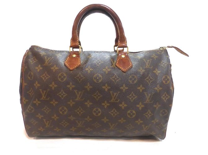 Mala Louis Vuitton Speedy 35 Monogram Marrom