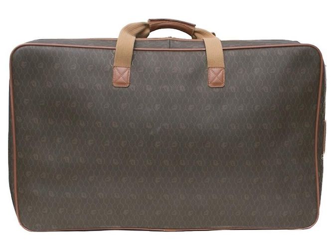 Christian Dior Bolsa Duffel Monogram em PVC Marrom