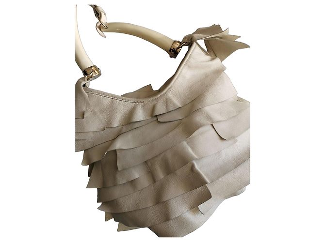 Yves Saint Laurent Sac Hobo Muse Two Beige 