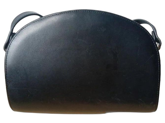 Apc A.P.C. Borsa Mezza Luna in pelle Nero