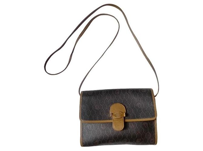 Christian Dior Borsa a Tracolla Monogramma Marrone