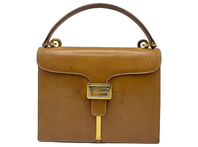 Bolsa Gucci SquareG em couro Marrom