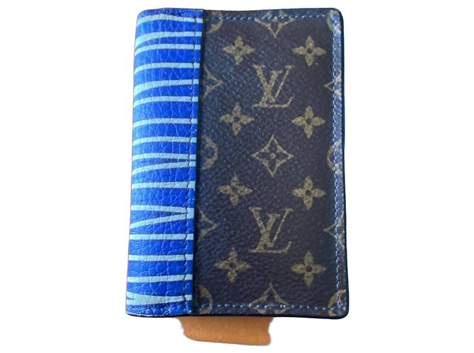 Louis Vuitton Patchwork Pocket Organizer Virgil Abloh Brown White Red Blue
