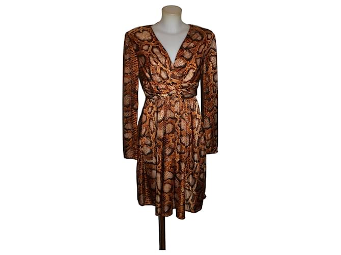 Altuzarra Kleid mit Python-Print Braun Python drucken 