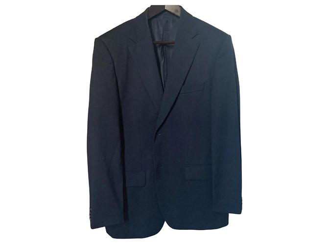 Giacca da abito Hugo Boss Selection Super 150 blu navy Blu scuro