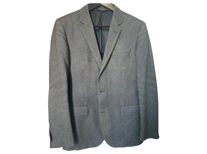 Hugo Boss Blazer in Cotone Grigio