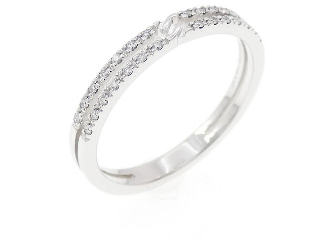 Gucci Infinity Ring in Weißgold
