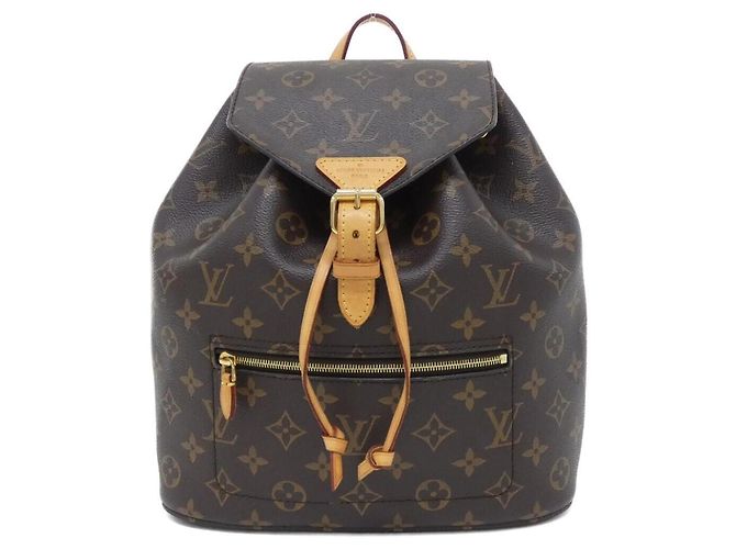 Louis Vuitton Monogram Montsouris M43431 Backpack Brown