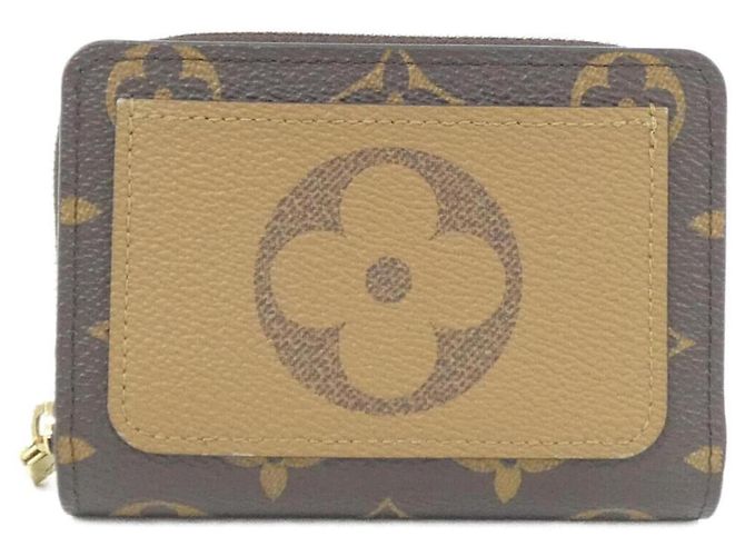Louis Vuitton Monogram Reverse Portefeuille Lou M81461 Wallet Brown