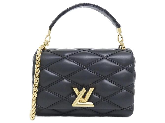 Borsa a tracolla Louis Vuitton GO-14 MM Nero
