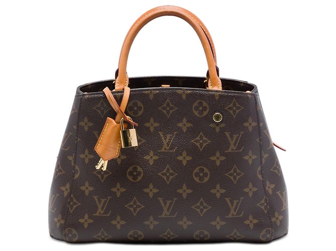 Louis Vuitton Brown Monogram Montaigne BB Marrom