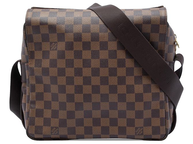 Louis Vuitton Brown Damier Ebene Naviglio Marrom