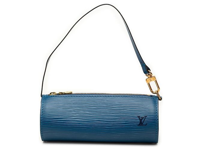 Louis Vuitton Blue Epi Pochette Papillon Azul