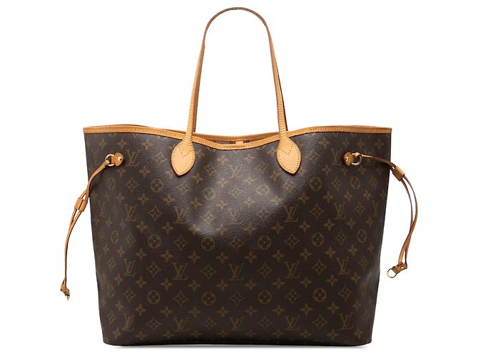 Louis Vuitton Brown Monogram Neverfull GM Marrom