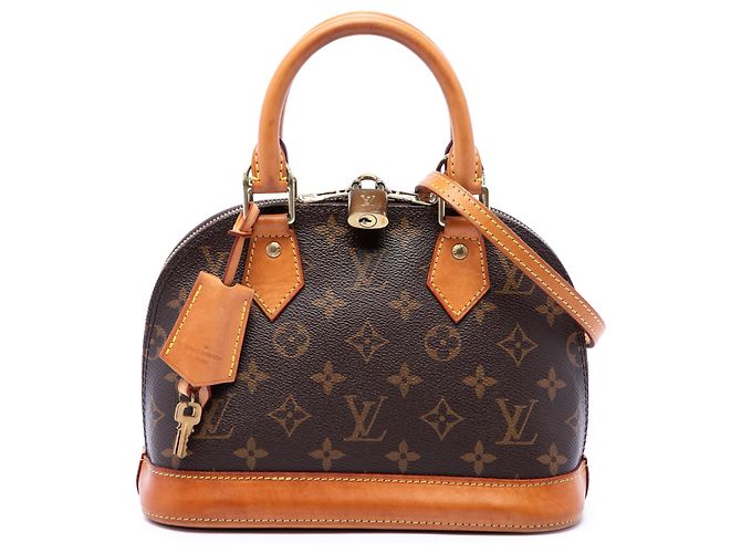 Louis Vuitton Brown Monogram Alma BB Marron