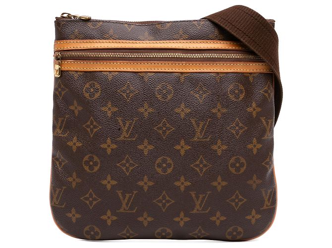 Louis Vuitton Brown Monogram Bosphore Pochette Marrone