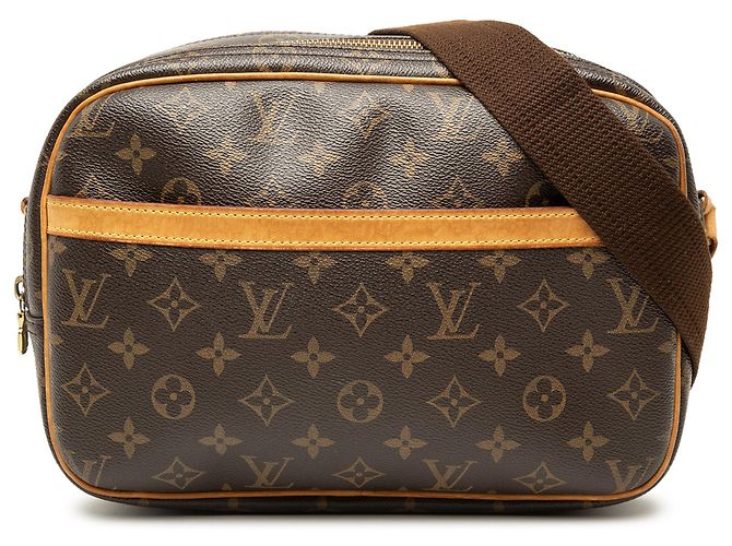 Louis Vuitton Brown Monogram Reporter PM