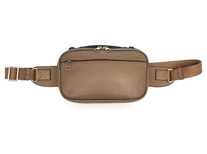 Bumbag Louis Vuitton em couro Taurillon marrom