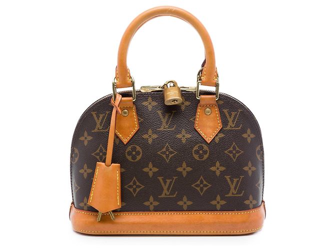 Louis Vuitton Brown Monogram Alma BB Marron