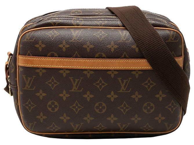 Louis Vuitton Brown Monogram Reporter PM Marron