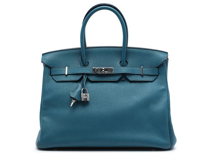Hermès Blue Togo Birkin Retourne 35
