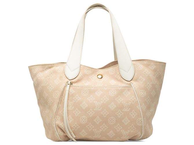 Louis Vuitton Beige Sable Cabas Ipanema GM