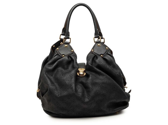 Louis Vuitton Brown Monogram Mahina L Castaño Marrón oscuro