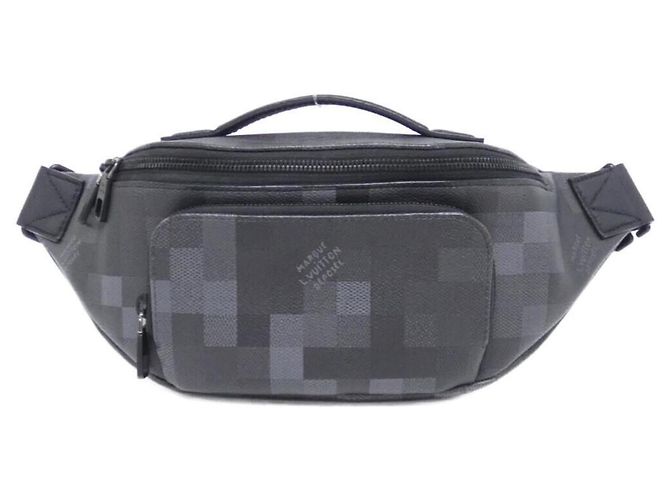 Bumbag Borsa a tracolla Louis Vuitton Damouflage Rush Nero