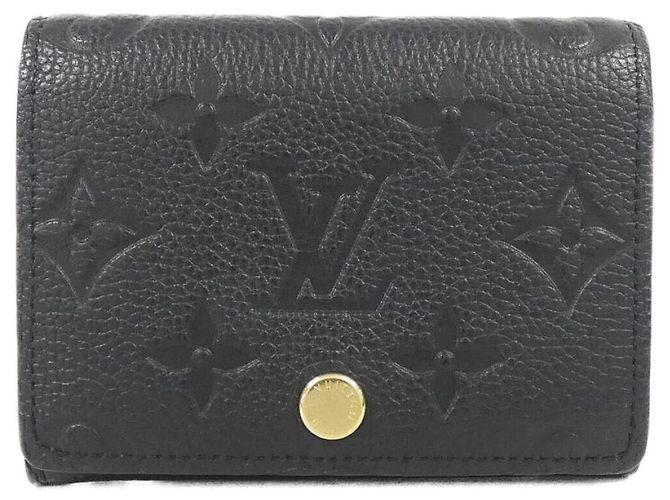 Tarjetero Louis Vuitton Monogram Empreinte Negro