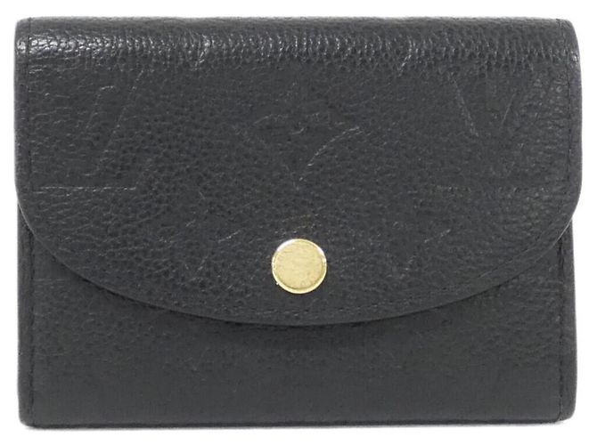 Louis Vuitton Monogram Empreinte Coin Case Black