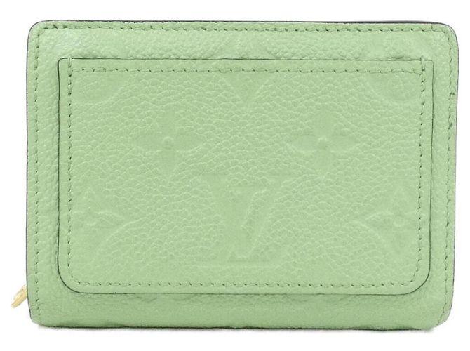 Louis Vuitton Monogram Empreinte Portefeuille Claire Wallet Green