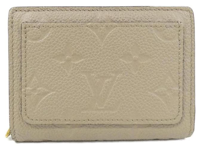 Louis Vuitton Monogram Empreinte Portefeuille Claire Wallet Gris