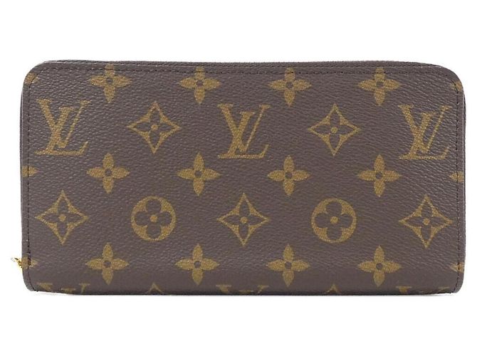 Louis Vuitton Monogram Zippy Wallet M42616 Brown