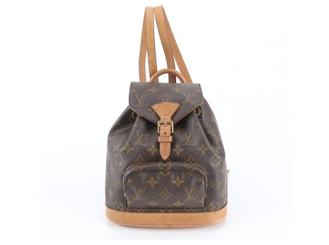 Sac à dos Louis Vuitton Monogram Mini Montsouris Marron
