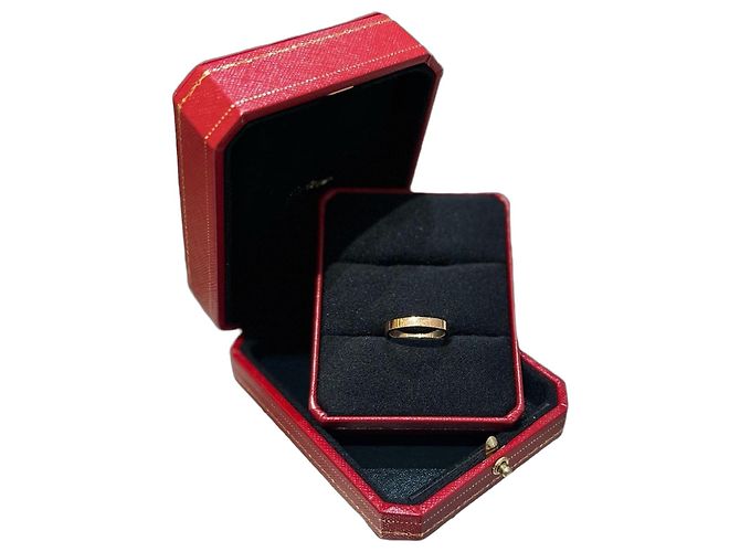 Anillo Cartier de oro rosa 18K Dorado