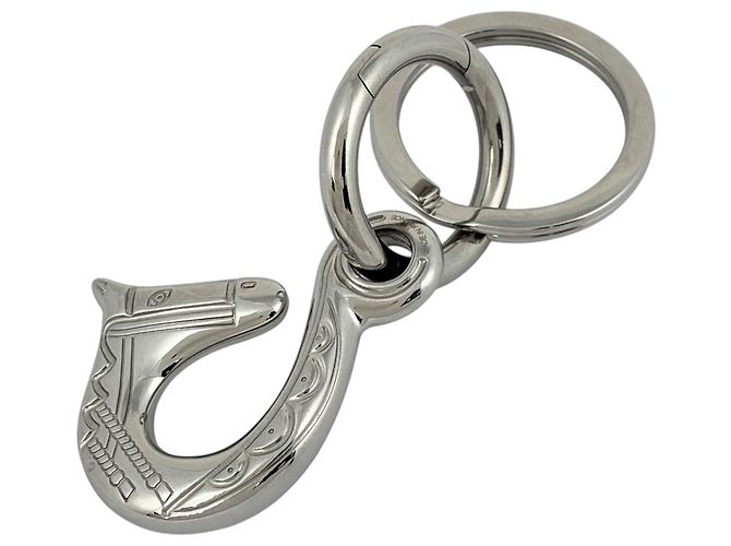 Hermès Porte-clés Hermes Argent - Design Cheval Argenté