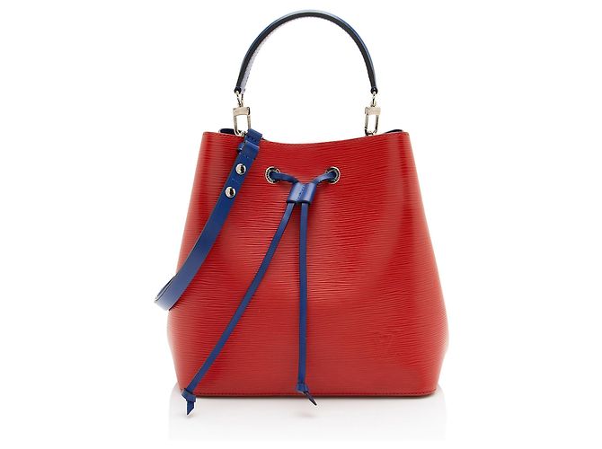 Néonoé Bolsa de Ombro Louis Vuitton Neonoe em Couro Epi Azul