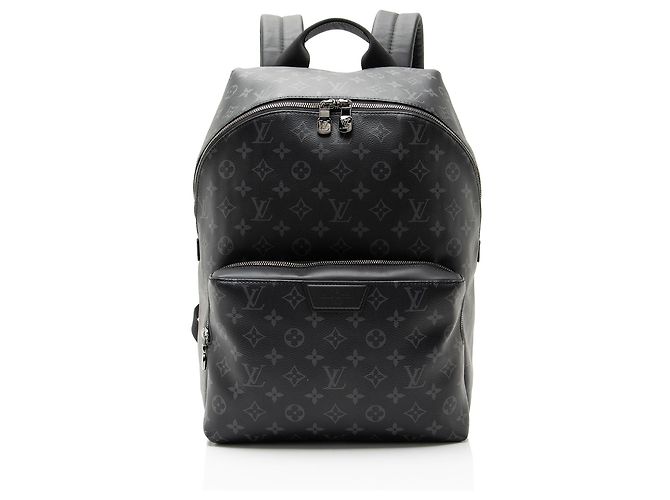 Louis Vuitton Monogram Eclipse Discovery PM Rucksack Schwarz