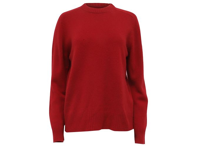 Autre Marque LouLou Studio Safi Pullover aus rotem Kaschmir 