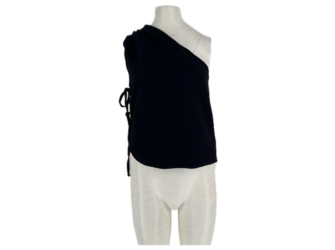 Autre Marque The Odder Side Asymmetrisches Top Schwarz