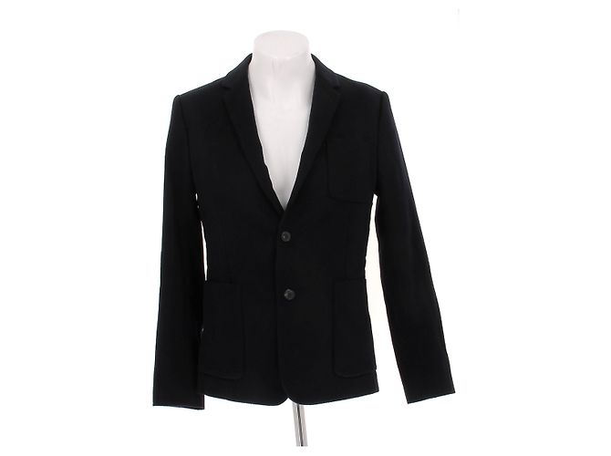 Acne Giacca in velluto blu navy