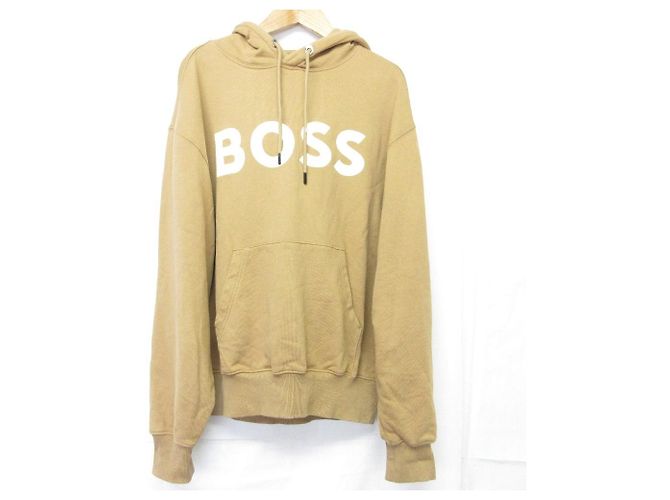 Autre Marque Hugo Boss Sweatshirt mit Kapuze Beige