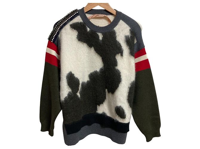 Autre Marque N°21 Strickpullover Grün Khaki