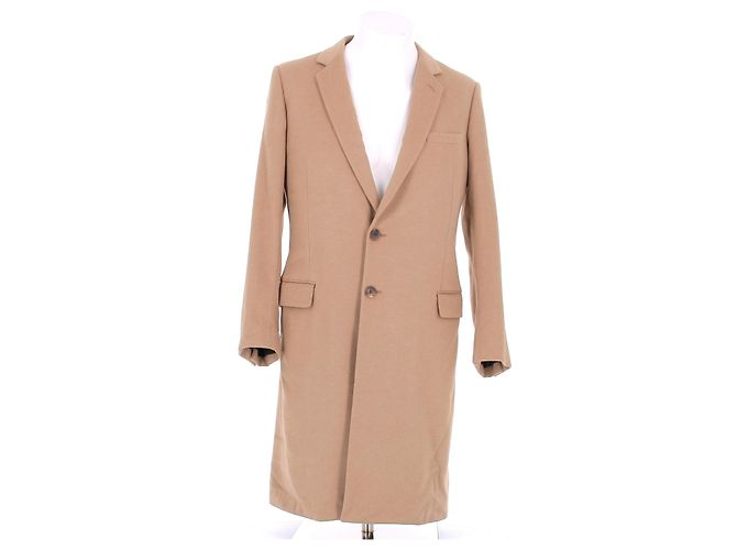 Dior Abrigo beige de pelo de camello