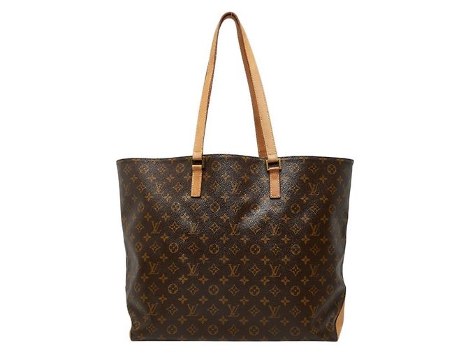 Louis Vuitton Monogram Cabas Alto Tote Bag Braun