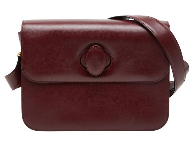 Borsa a tracolla Cartier Must Line Bordò