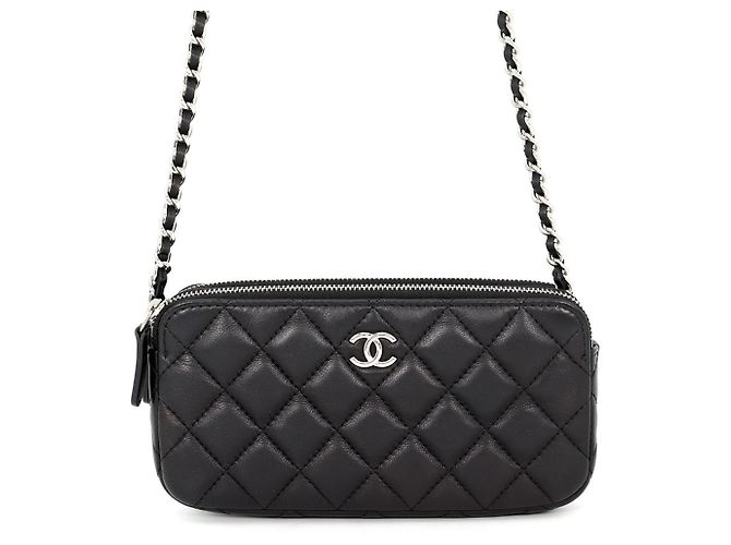 Cartera con cadena Chanel Negra Negro